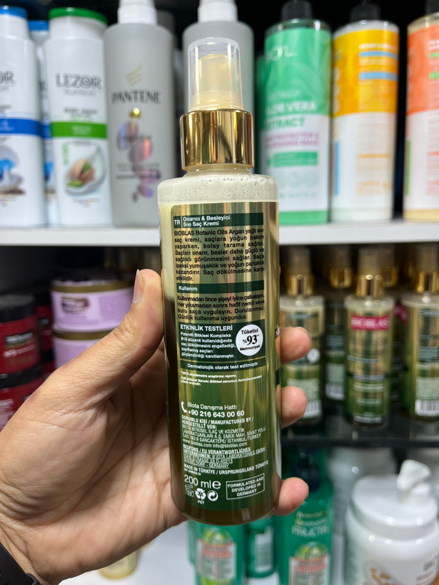 سرم دو فاز آرگان بیوبلاس (Bioblas Botanic Oils) - ترمیمکننده، درخشانکننده و ضد ریزش مو (حجم ۲۰۰ میل)