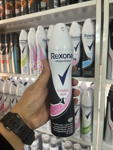 اسپری ضدتعریق Rexona مدل نامرئی با رایحه دریایی ضد لک - 200 میلیلیتر