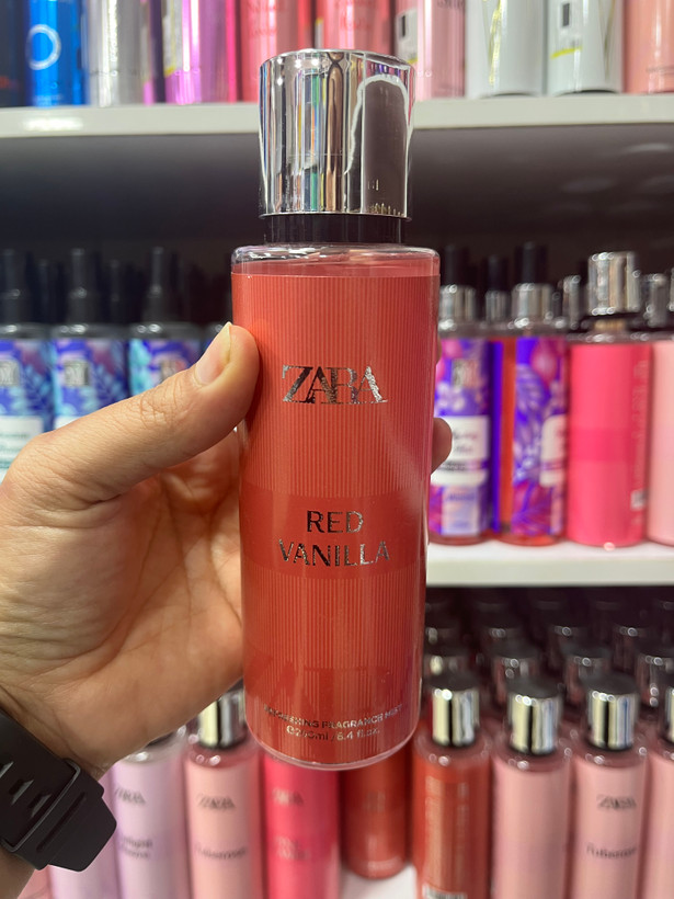 بادی اسپلش زَنانه زارَا (ZARA) مدل Red Vanilla حجم ۲۵۰ میلیلیتر