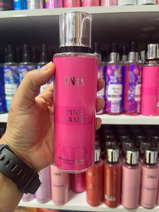 بادی اسپلش زَنانه زارَا (ZARA) مدل Pink Flambe حجم ۲۵۰ میلیلیتر