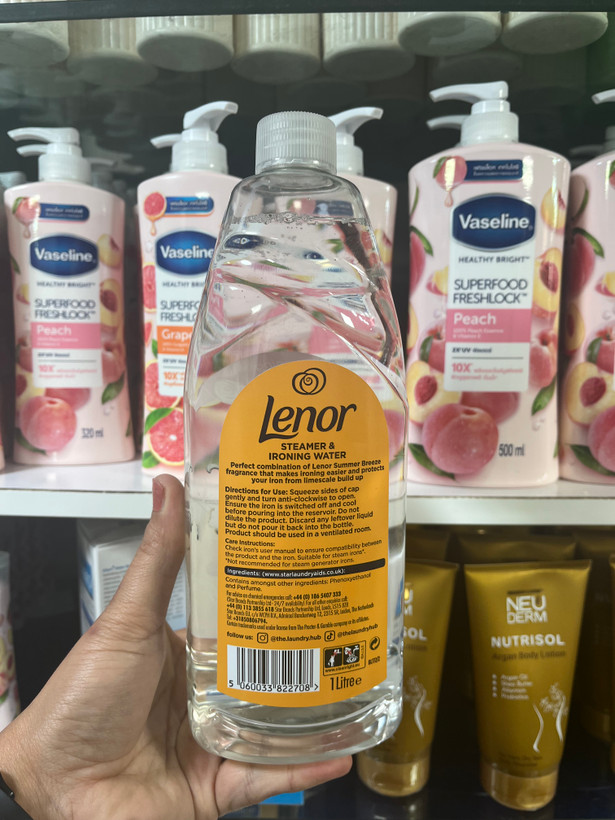 مایع اتو و بخارگر لِنور (Lenor) مدل تابستان Summer Breeze حجم ۱ لیتر