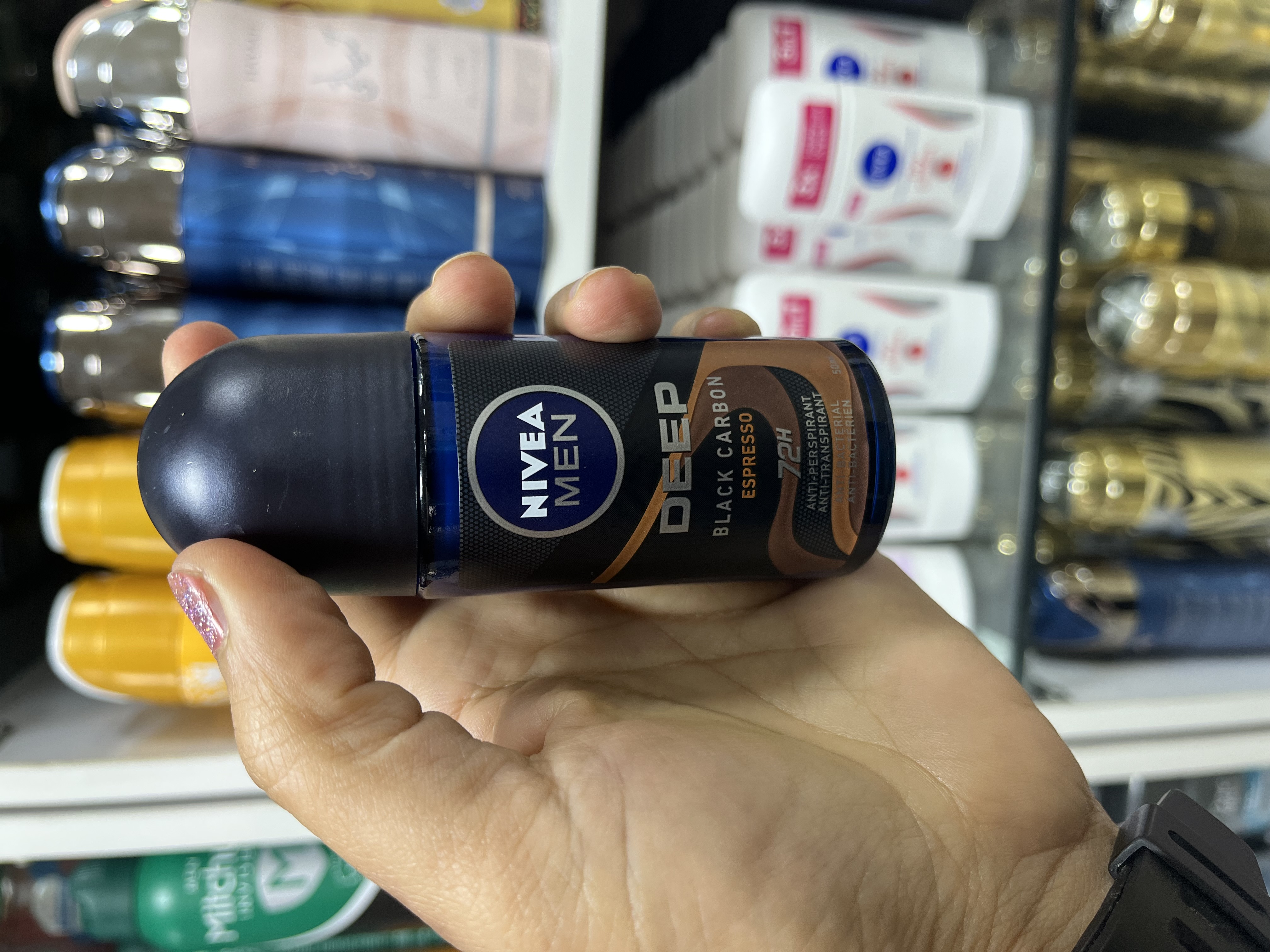 مـام رول مردانه نـیـوآ (Nivea Men) مـدل Deep Espresso حـجـم ۵۰ مـیـل