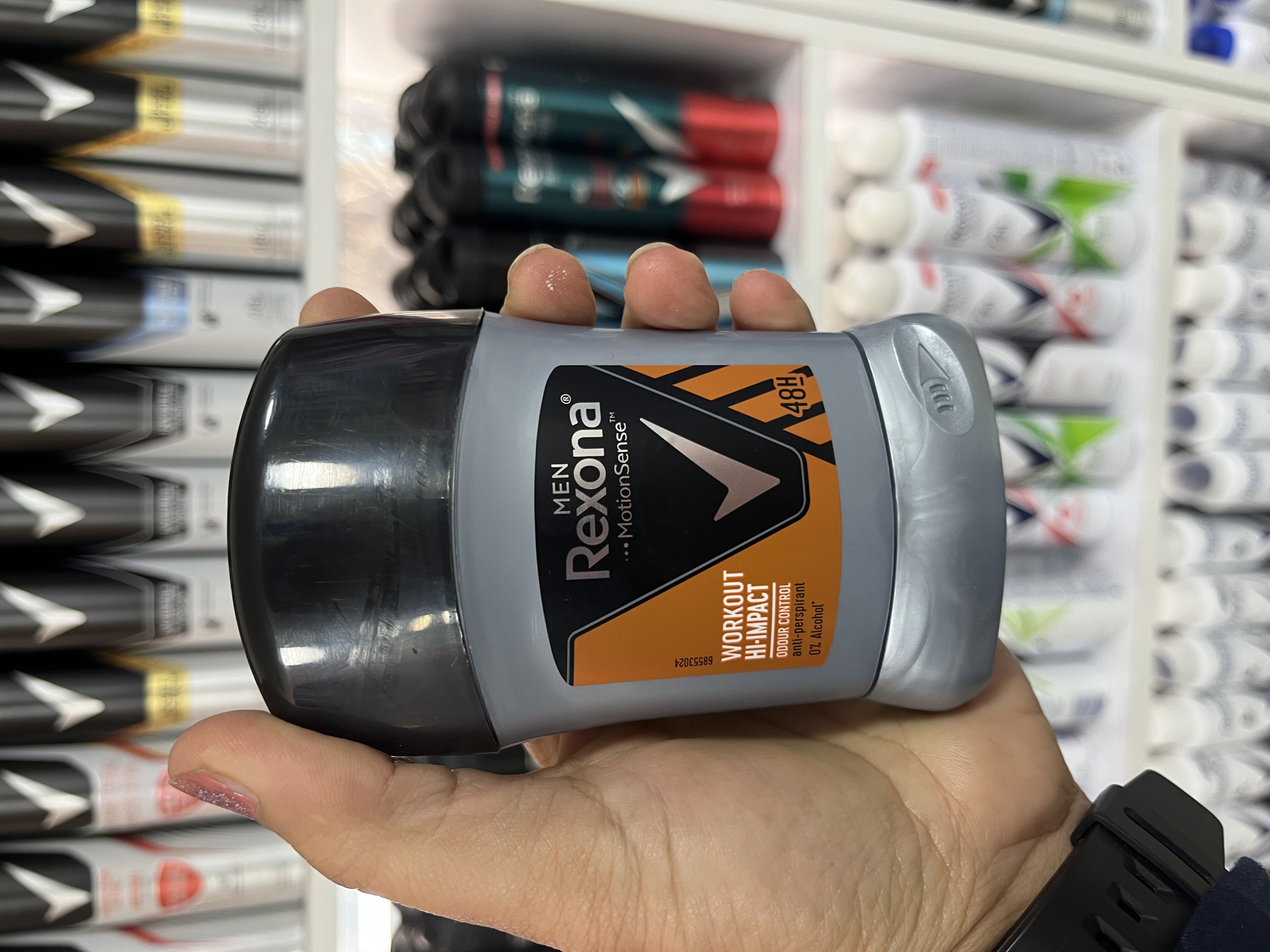  اسـتـیـک (مـام صـابـونی) مـردانه رکسـونـا (Rexona) مـدل Workout Hi-Impact