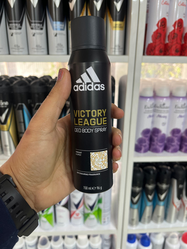 اسـپـری بـدن مـردانه آدیـداس (Adidas) مـدل Victory League حـجـم ۱۵۰ مـیـل