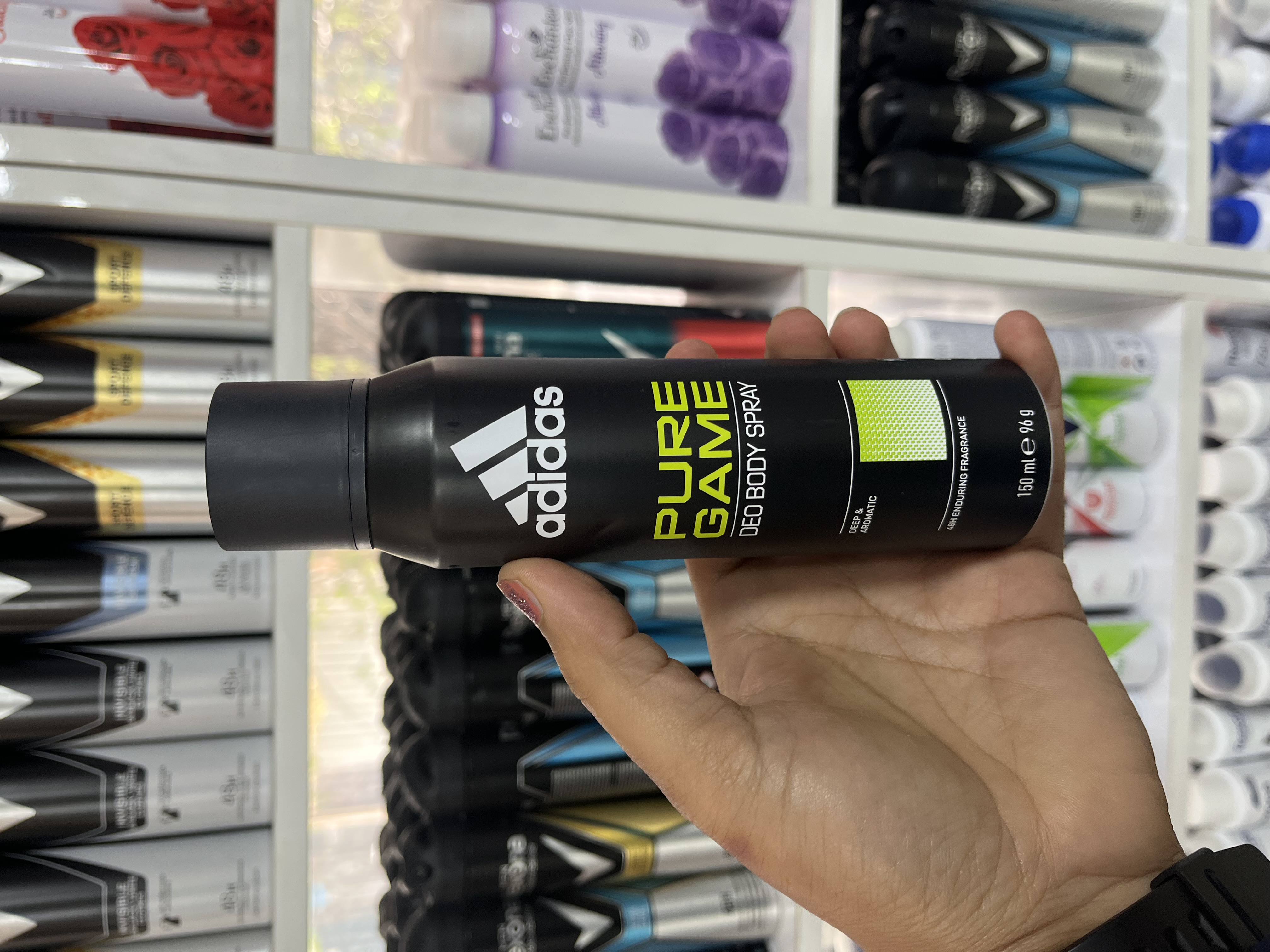 اسـپـری بـدن مـردانه آدیـداس (Adidas) مـدل Pure Game حـجـم ۱۵۰ مـیـل