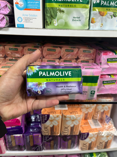 صـابـون طـبـیـعی پالـمـولـیـو (Palmolive) مـدل Health & Radiance حاوی روغـن سـیـاهدانـه - ۱۷۰ گـرم