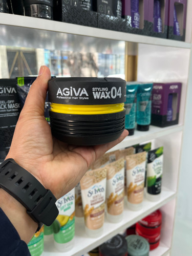 واکـس مـو آگـیـوا (Agiva) مـدل 04 (Sert) با قدرت تثبیت بسیار بالا و حـاوی کـراتـین - ۱۷۵ میلیلیتر