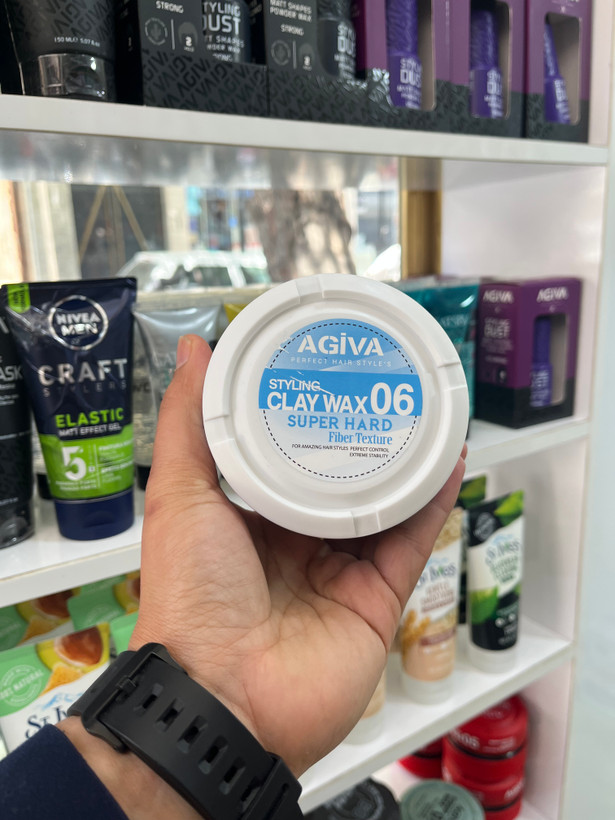 واکـس کلی (Clay Wax) آگـیـوا (Agiva) مـدل 06 با بافت فیبری و قدرت تثبیت فوقالعاده - ۱۷۵ میلیلیتر
