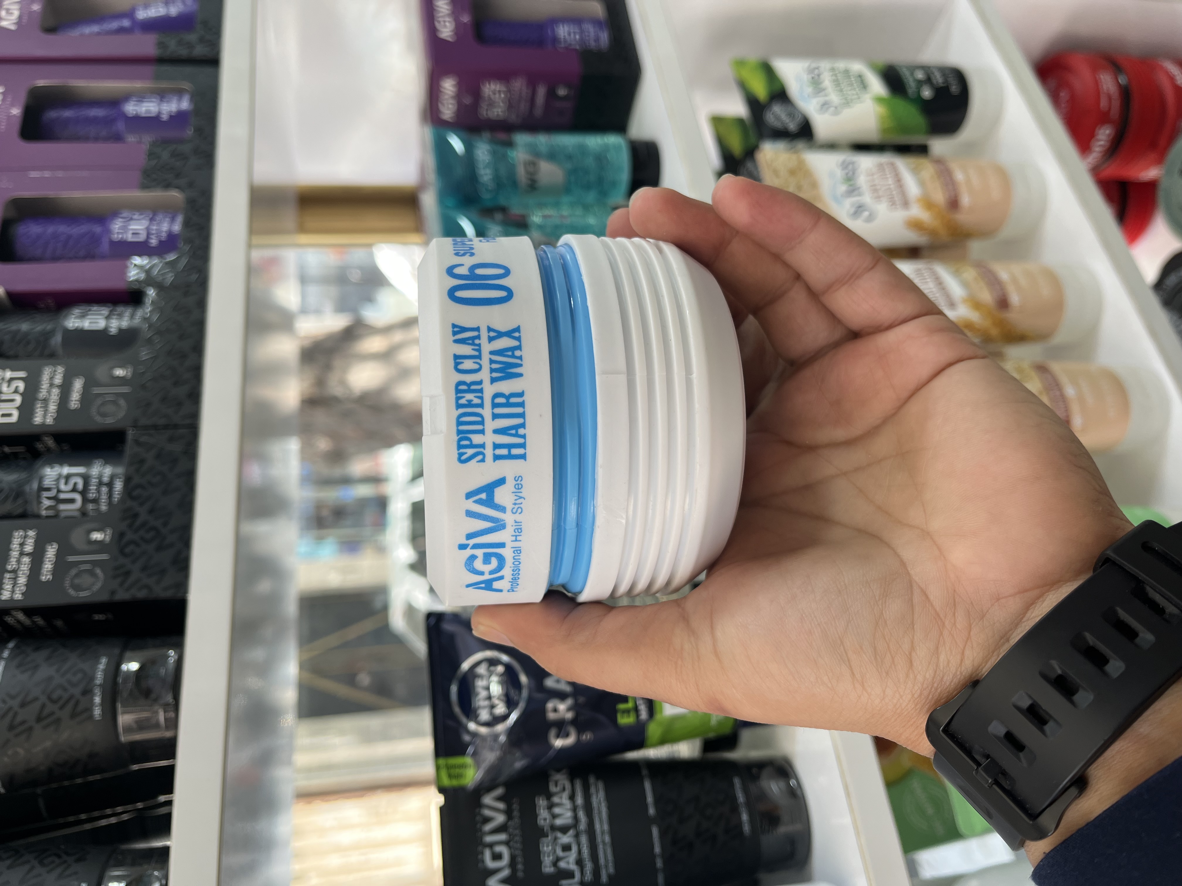 واکـس کلی (Clay Wax) آگـیـوا (Agiva) مـدل 06 با بافت فیبری و قدرت تثبیت فوق‌العاده - ۱۷۵ میلی‌لیتر