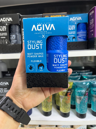پودر حجمدهنده و ماتکننده مو آگیوا (Agiva) مدل Styling Dust - اثر مات و تثبیت طولانی - سری Procare Salon Professional