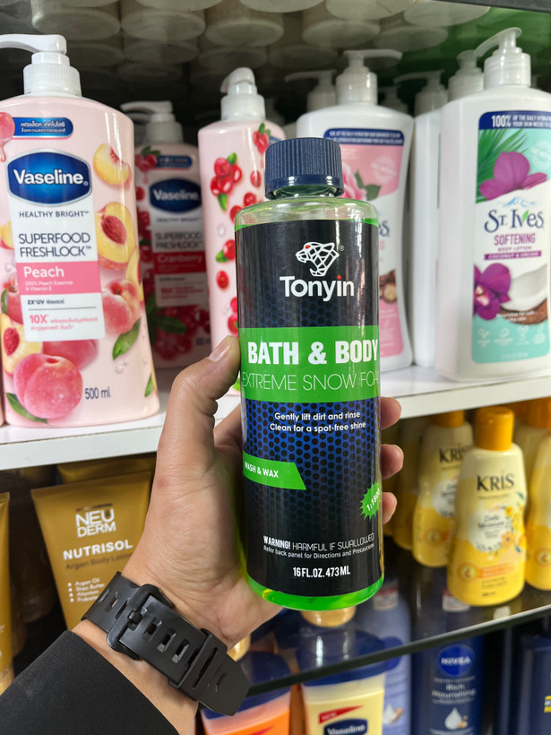 شامپو اسنو فوم تونین (Tonyin) مدل Extreme Snow Foam (شستشو و واکس) - ۴۷۳ میلیلیتر