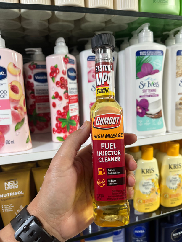 پاککننده انژکتورهای سوخت گاماوت (Gumout) مدل High Mileage - بازگرداننده مصرف بهینه سوخت - ۱۷۷ میلیلیتر