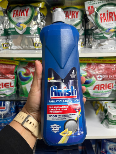 مایع جلادهنده و خشککننده ماشین ظرفشویی فینیش (Finish) مدل Lemon حجم ۸۰۰ میلیلیتر