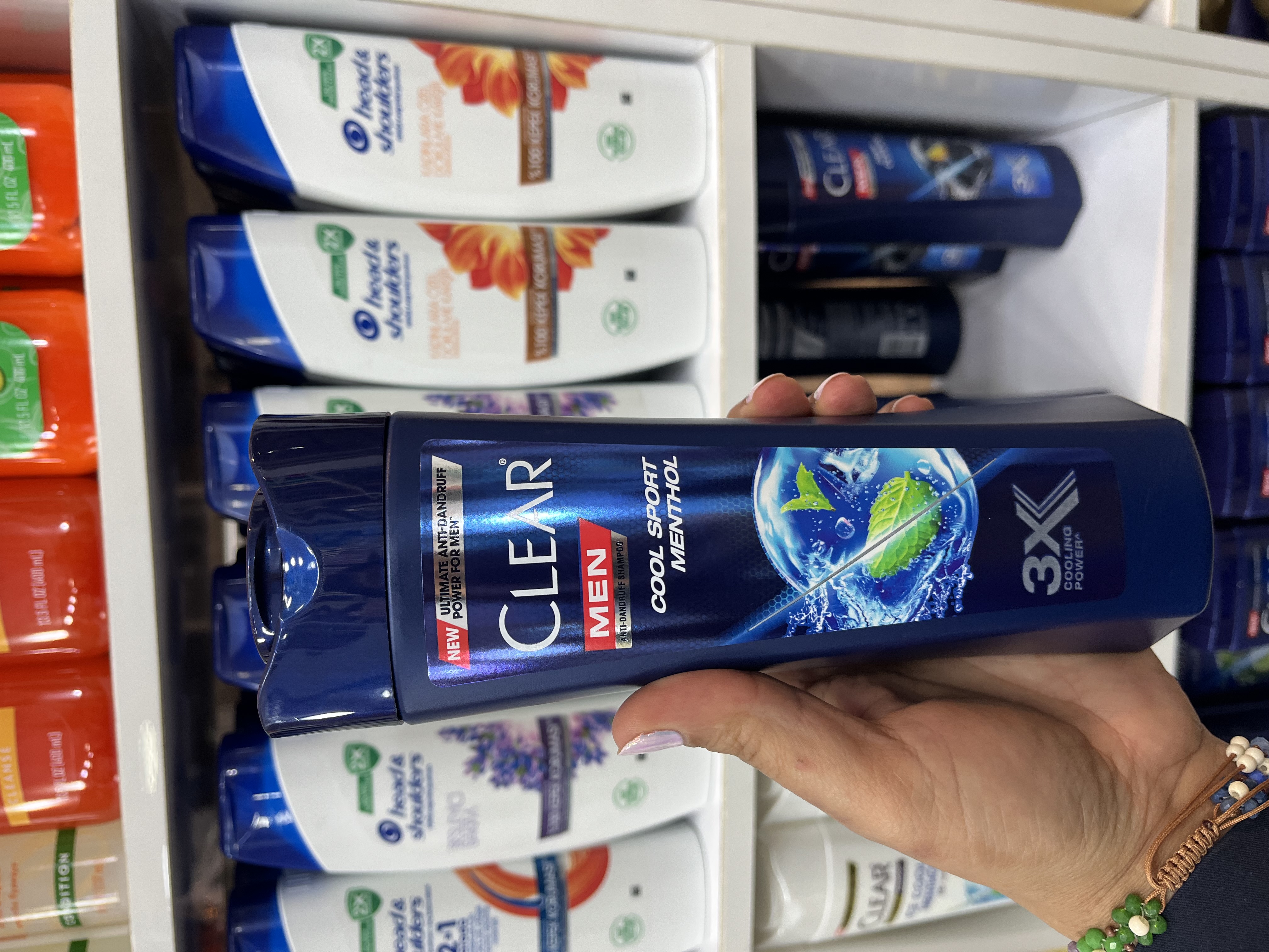 شامپو ضد شوره کلیر مردانه (Clear Men) مدل Cooling Itch Control حجم ۳۱۵ میلی‌لیتر