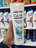 شامپو ضد شوره کلیر (Clear) مدل Ice Cool Menthol حاوی سوپر ویتامین حجم ۳۱۵ میلیلیتر