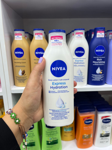 لوسیون بدن آبرسان سریع 48 ساعته نیوآ (مدل Express Hydration)400میل