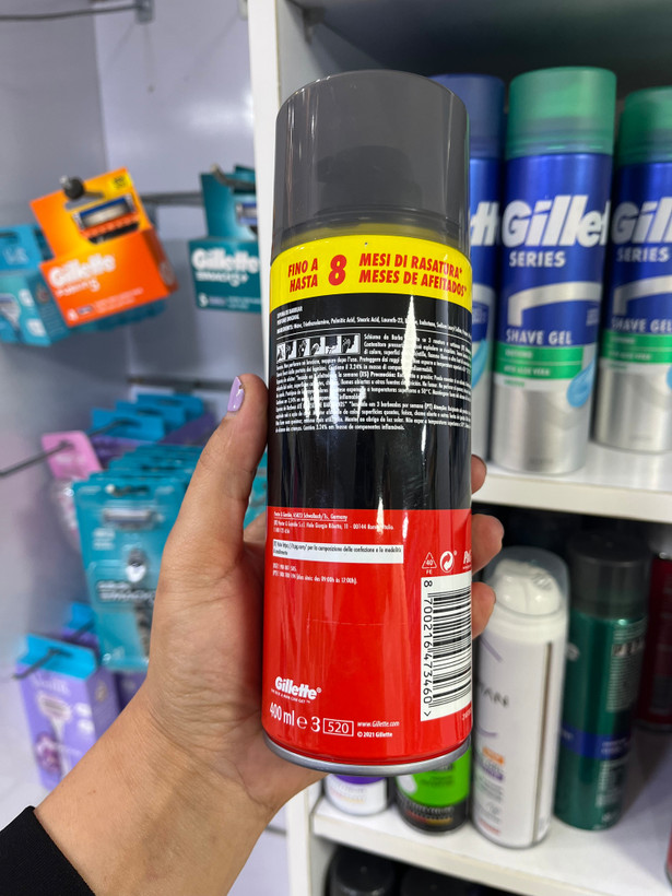 فوم/کف اصلاح صورت جلیت (Gillette) مدل Original Scent (رایحه کلاسیک خوشبو)۴۰۰ میلی