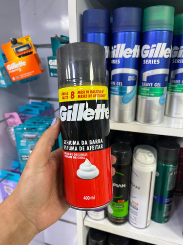 فوم/کف اصلاح صورت جلیت (Gillette) مدل Original Scent (رایحه کلاسیک خوشبو)۴۰۰ میلی