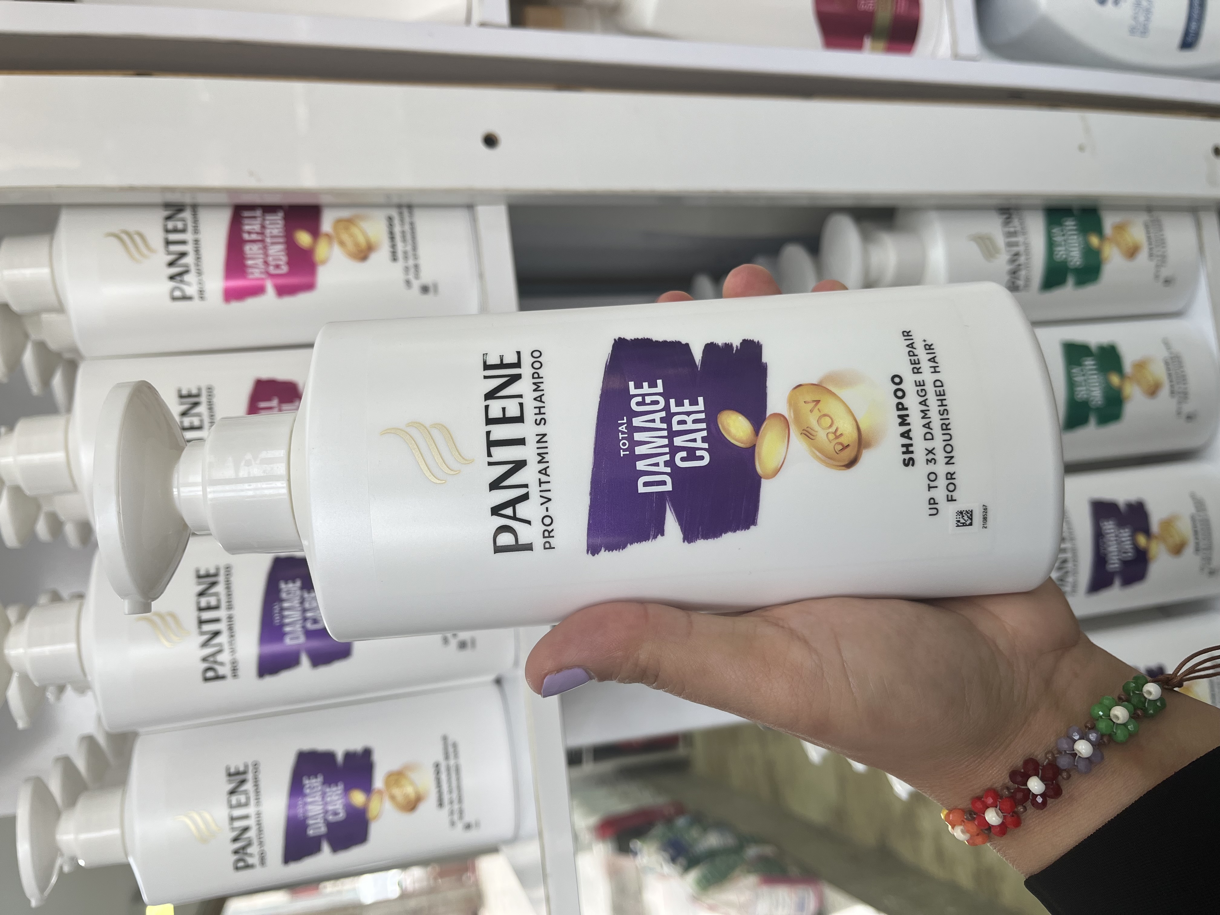 شامپو پنتین مدل Total Damage Care حاوی پرو-ویتامین B5 - ۴۸۰ میلی‌لیتر (ترمیم‌کننده قوی و ضد شکستگی مو)