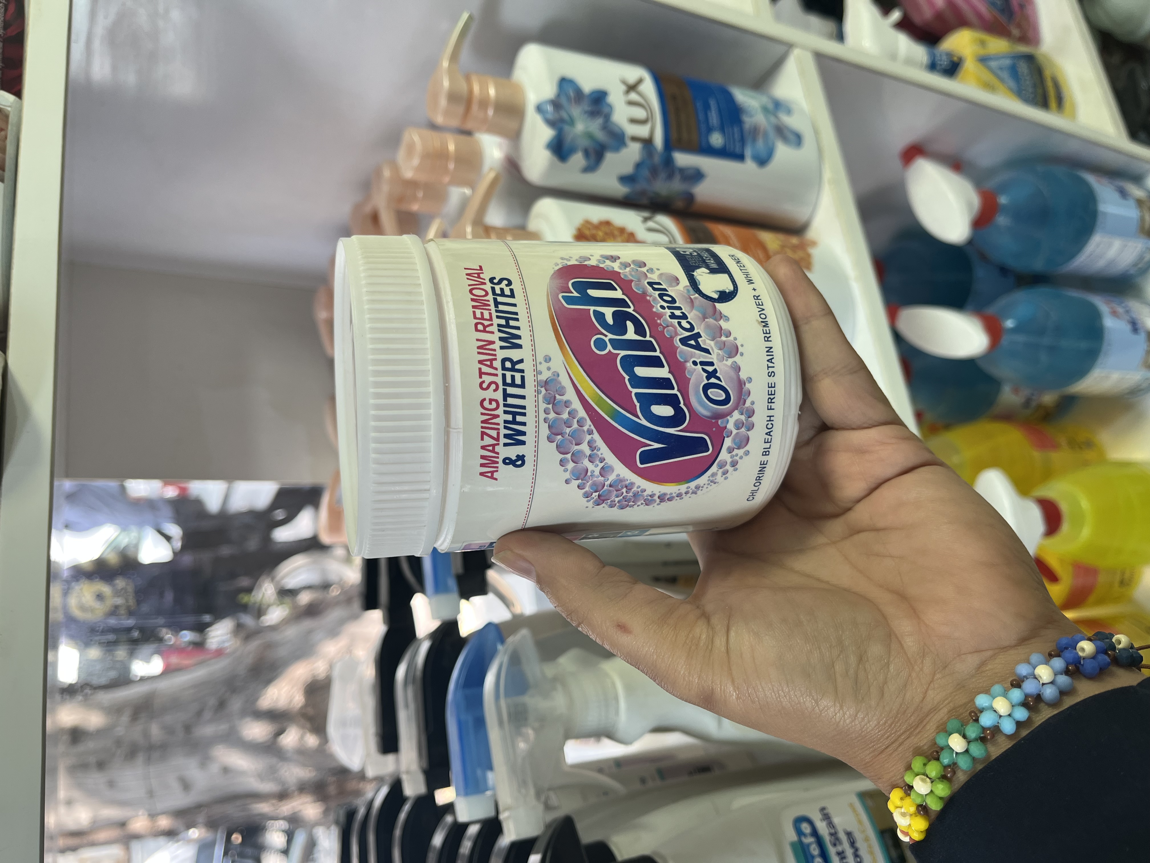 پودر لکه‌بر و سفیدکننده قوی ونیش (Vanish) مدل Oxi Action – وزن ۴۷۰ گرم