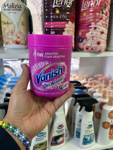 پودر لکهبر و محافظ رنگ لباس ونیش (Vanish) مدل Oxi Action – Colour Safeگرم470