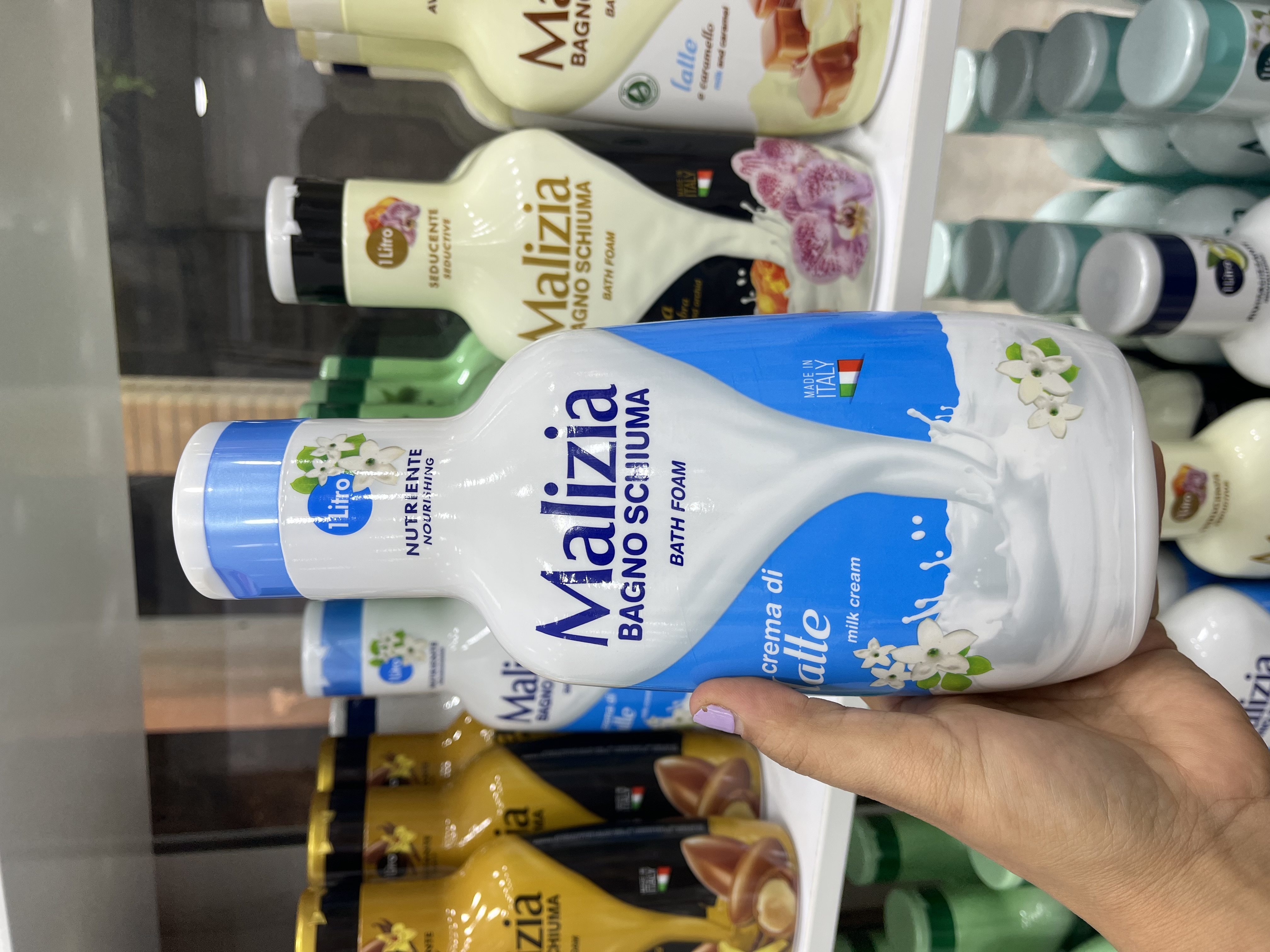 شامپو بدن کرمی مالیزیا (Malizia) مدل Crema di Latte حجم ۱۰۰۰ میلی‌لیتر