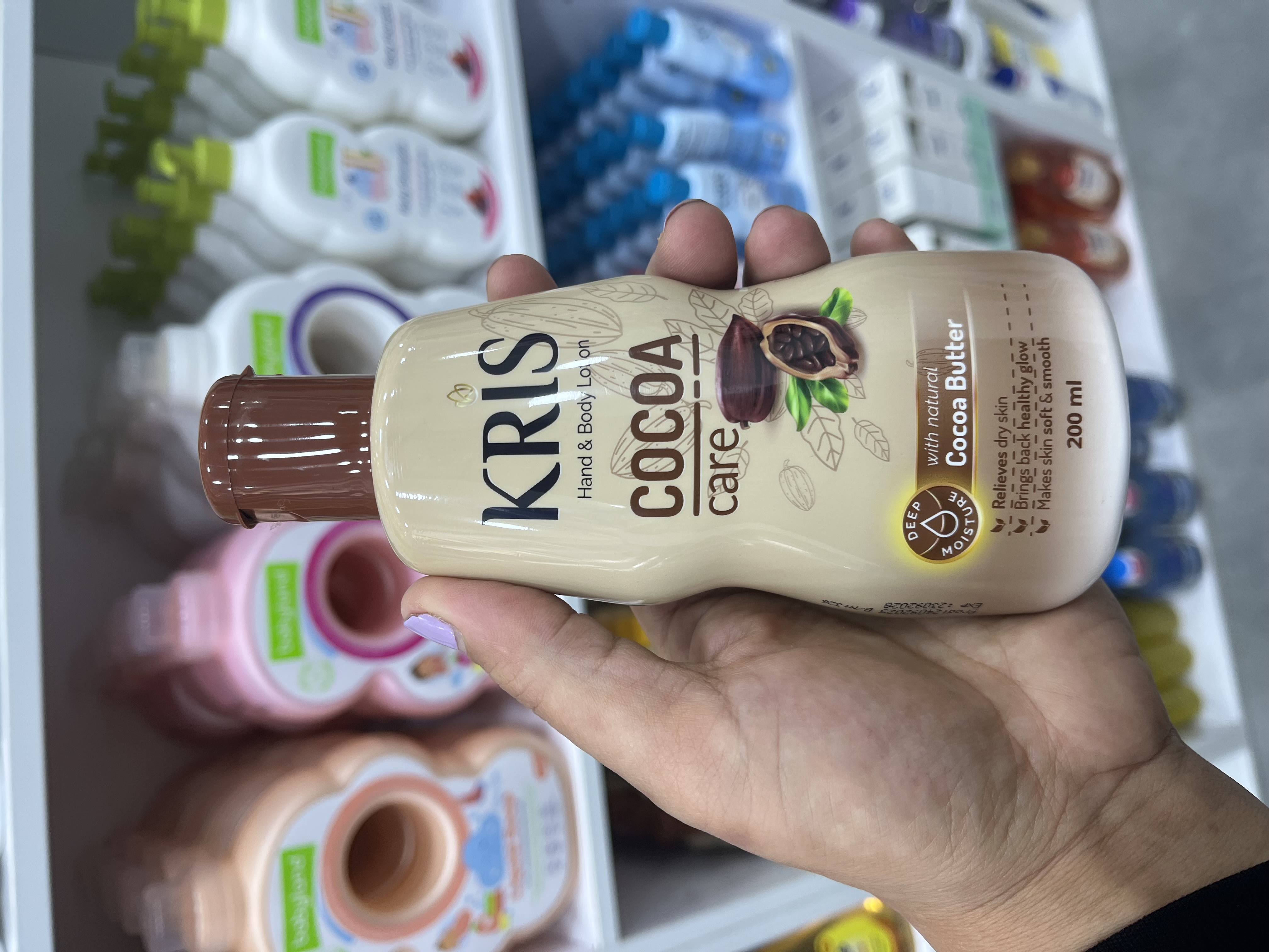 لوسیون دست و بدن کریس (Kris) مدل Cocoa Care حجم ۲۰۰ میلی‌لیتر - ساخت اندونزی