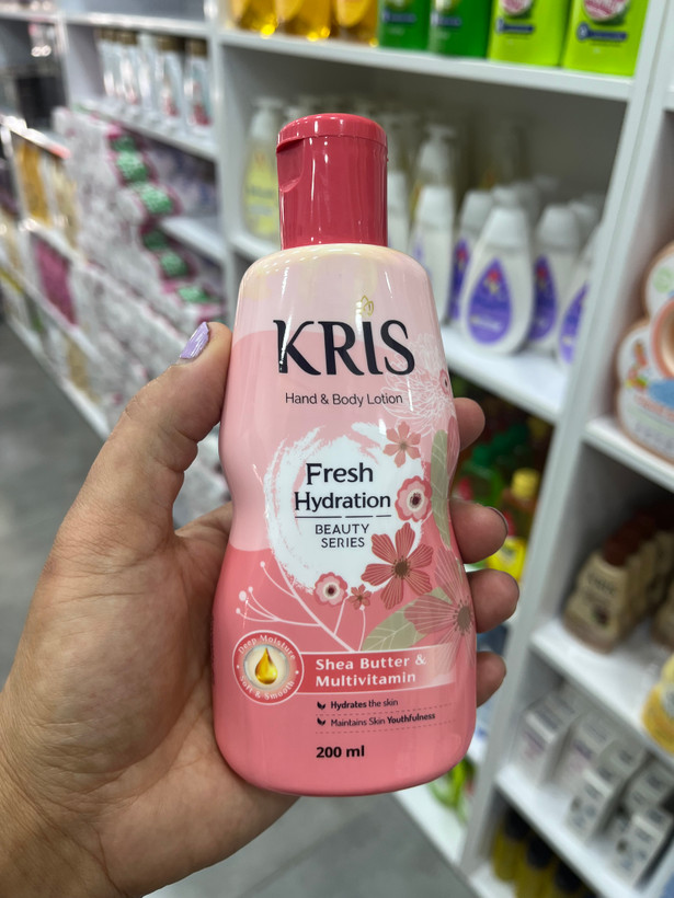 لوسیون آبرسان دست و بدن کراس (KRIS) سری Fresh Hydration – کره شیا و مولتیویتامین