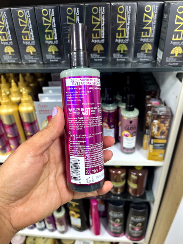 اسپری مو دوفاز گلیس مدل Supreme Length حجم ۲۰۰ میلیلیتر (ساخت اسلوونی)