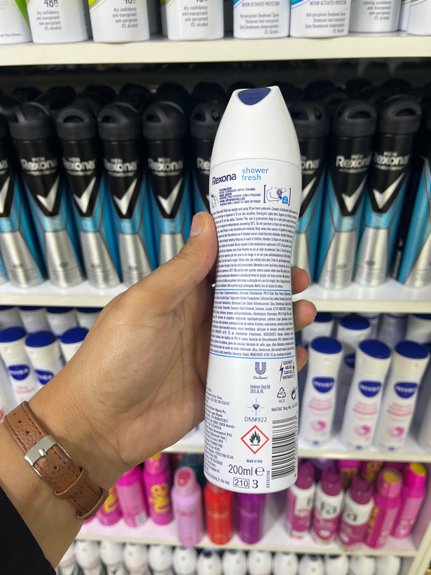 اسپری رکسونا Rexona مدل اعتماد به نفس تازه Shawer fresh اصل - حجم200 میل